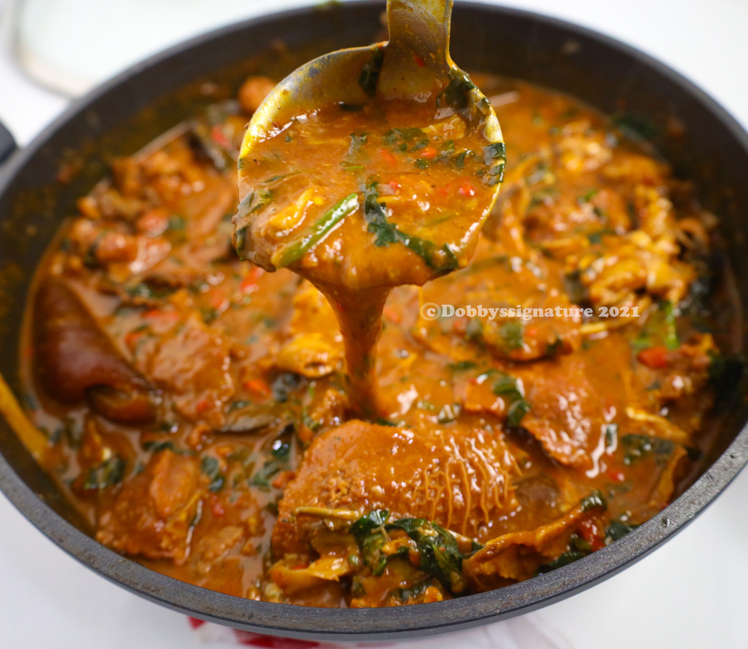 HOW TO MAKE OGBONO SOUP